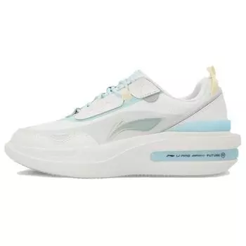 Li Ning Future R1 прочные дышащие низкие кроссовки для скейтбординга женские кроссовки для скейтбординга белые синие AGLT016-4 37