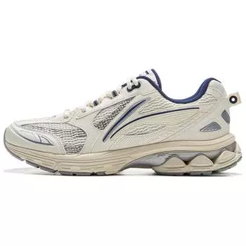 Li Ning Fuyiao 2.0 удобные ретро синтетические кожаные нескользящие износостойкие дышащие низкие повседневные кроссовки для бега мужские кроссовки ARXU001-9 39