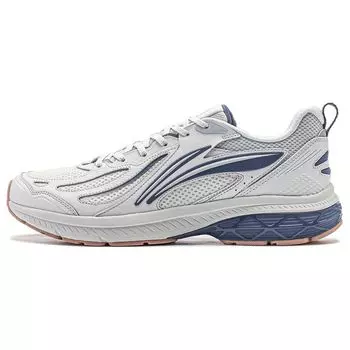 Li Ning Fuyiao V2 легкие высокопрочные амортизирующие нескользящие износостойкие низкие кроссовки для бега мужские светло-серые ARXT021-4 39