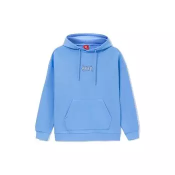 Li Ning Ganoderma Series Logo Print Loose Hoodie Men Hoodies Blue AWDRF51-2 M