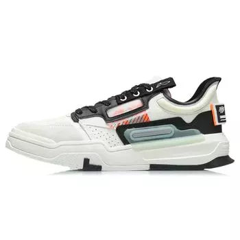 Li Ning Geek нескользящие износостойкие низкие кроссовки для скейтбординга мужские белые черные AGCR119-1 39