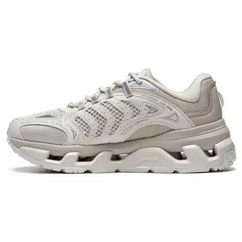 Li-Ning Горный цвет Удобные универсальные амортизирующие низкие повседневные туфли Женские кроссовки Белые AGCT360-1 35