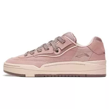 Li Ning Gos 2000 кожаные профессиональные скейтбордисты амортизирующие износостойкие низкие кроссовки для скейтбординга мужские скейтборды новые-туманно-розово-розовые AEPT001-2 41