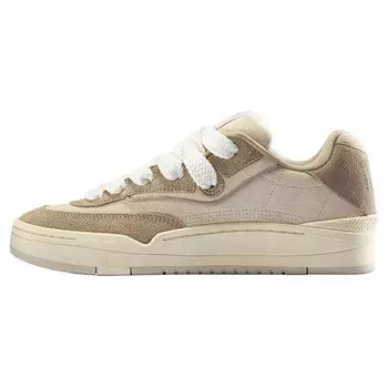 Li Ning Gos 2000 модные удобные универсальные нескользящие дышащие износостойкие низкие кроссовки для скейтбординга мужские кроссовки коричневые AEPT011-1 44