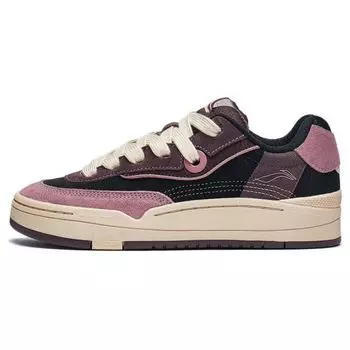 Li-Ning Gos 2000 удобные универсальные амортизирующие прочные низкие кроссовки женские кроссовки черные фиолетовые AEPT002-2 40