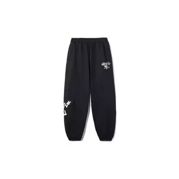Li-Ning Свободные спортивные штаны унисекс с принтом букв и ручной росписью AKLRF93-1 XXL