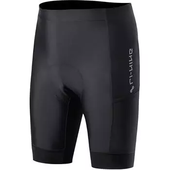 Li-Ning High Elastic Breathable Moisture-Wicking Cycling Shorts Men Shorts Black LCTK107-1 M