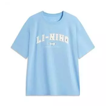 Li-Ning Ice Feel Comfortable Moisture Wicking Sports Short Sleeve T-Shirt Men Tops Blue AHSU533-4 2XL