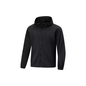 Li Ning Ice Sand Защита от ультрафиолетового излучения Водоотталкивающая технология Дышащий Свободный Легкий Плащ UPF50+ Мужская Верхняя Одежда Черный AFDU679-4 S