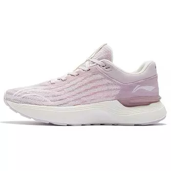 Li-Ning Элемент света и тени Измерение тела Амортизация Светоотражающий отскок Низкие кроссовки для бега Женские кроссовки для бега Розовые ARHS042-5 40