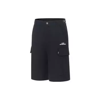 Li Ning Эра Золота Однотонные Повседневные Шорты Мужские Шорты Черные AKST043-1 S