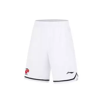 Li Ning Jimmy Butler быстросохнущие прохладные эластичные спортивные баскетбольные шорты мужские шорты белые AAPU209-4 L