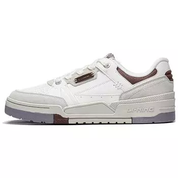 Li Ning Journey 1.5 нескользящие износостойкие низкие кроссовки для скейтбординга мужские белые серые коричневые AGCT265-4 40