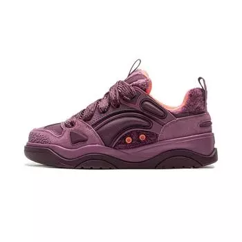 Li Ning Journey 2.0 V2 повседневные модные кроссовки на толстой подошве женские кроссовки розово-фиолетовые AGCU362-3 35
