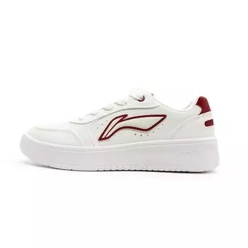 Li Ning Юань Бао Натуральная кожа высшего слоя Удобные Модные Универсальные Нескользящие Износостойкие Баланс Низкие кеды Мужские кроссовки AGCV149-4 39