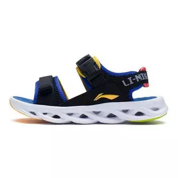 Li Ning Kids Arc 1.0 нескользящие спортивные сандалии детские сандалии черные YKUS004-1 36