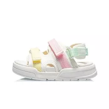 Li Ning Kids Coca Sports Sandals Детские сандалии Белые Желтые Розовые YKKR008-4 28