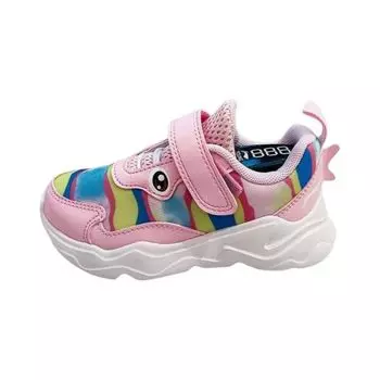 Li Ning Kids Flying Disc Нескользящая амортизирующая износостойкая повседневная обувь Детская повседневная обувь розового цвета YKNS082-4 31