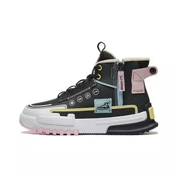 Li Ning Kids Journey 3.0 V2 удобные универсальные амортизирующие прочные кроссовки средней высоты детские кроссовки черные YKCT142-22 31