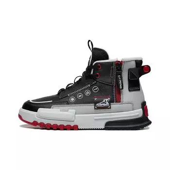 Li Ning Kids Journey 3.0 V2 Удобные амортизирующие высокие кроссовки Детские кроссовки Черные Серые YKCT142-11 36