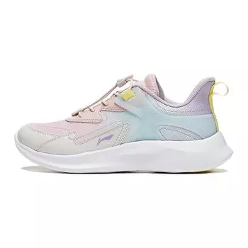Li Ning Kids Ling Yue 3.0 V3 Удобная универсальная амортизирующая повседневная обувь Детская повседневная обувь розового цвета YKCT162-4 32