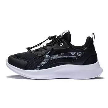 Li Ning Kids Ling Yue Удобная легкая нескользящая амортизирующая износостойкая повседневная обувь Детская повседневная обувь черного цвета YKCS028-3 31
