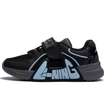 Li Ning Kids LN 90 Letter Нескользящая износостойкая дышащая повседневная обувь с отскоком Детская обувь YKCT026-1 32