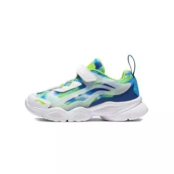 Li Ning Kids Logo Letter Low Top Casual Shoes Kids Casual Shoes Green YKCQ274-71 35