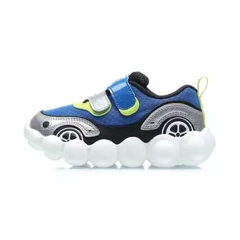 Li Ning Kids Мягкая и удобная спортивная повседневная обувь Детская повседневная обувь кристально-голубого цвета YKNQ038-1 25