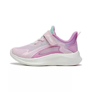 Li Ning Kids нескользящая износостойкая повседневная обувь детская обувь розового фиолетового цвета YKNT058-2 25