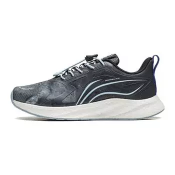 Li Ning Kids Protective Nest V2 удобные амортизирующие прочные низкие кроссовки для бега детские кроссовки серые YKFT076-7 31