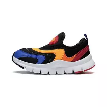 Li Ning Kids Q Cloud 1.5 Удобная универсальная нескользящая износостойкая повседневная обувь Детская повседневная обувь Черный Синий Оранжевый YKNT018-1 26