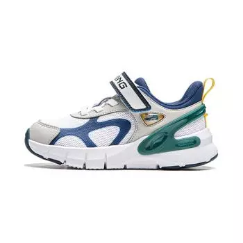 Li Ning Kids Синтетическая кожа Мягкая Удобная Дышащая Низкая Повседневная Обувь Детские Кроссовки YKNU062-5 25