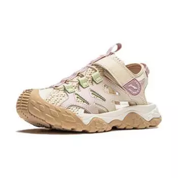 Li Ning Kids Sports Lifestyle Series Trekking 2 Амортизирующие прочные детские сандалии Детские сандалии светло-фиолетовые YKUU010-4 35