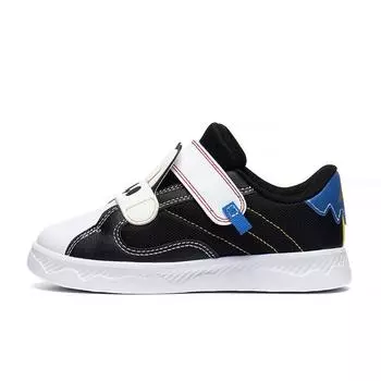 Li Ning Kids Sports Lifestyle Series Удобные универсальные нескользящие износостойкие низкие детские кроссовки для скейтбординга Детские кроссовки Черный Белый YKNT024-3 29