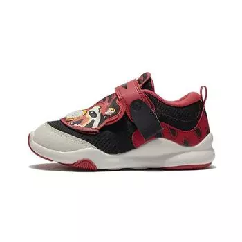 Li Ning Kids Tiger Power Sports нескользящая амортизирующая износостойкая повседневная обувь детская повседневная обувь черный красный YKNS002-1 27