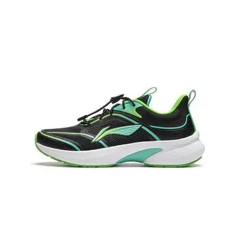 Li Ning Kids удобные мягкие спортивные кроссовки Rebound с низким верхом детские кроссовки черные YKFU044-3 32