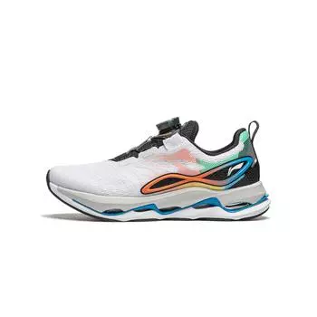 Li Ning Kids удобные нескользящие амортизирующие прочные кроссовки для бега с отскоком детские кроссовки белые YKFU080-5 38