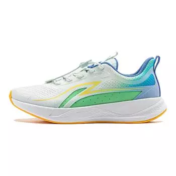 Li Ning Kids удобные прочные нескользящие кроссовки для бега детские кроссовки белые синие светло-голубые YKFU032-3 32