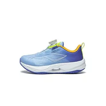 Li Ning Kids Ultra Light 21 Легкие, высокопрочные, прочные, быстросъемные, легко снимающиеся повседневные туфли Детские повседневные туфли Ice-River-Blue Ярко-голубые YKAU008-3 27