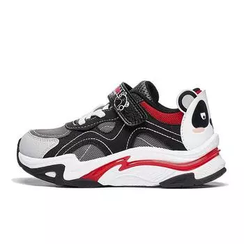Li Ning Kids Yun Chuan Удобная амортизирующая повседневная обувь Детская обувь Серый Черный YKNT082-1 26