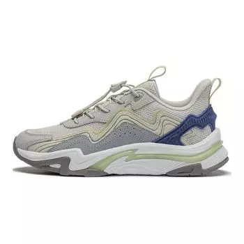 Li Ning Kids Yun Chuan V3 универсальные модные нескользящие амортизирующие повседневные туфли детские повседневные туфли серые YKCU022-1 31