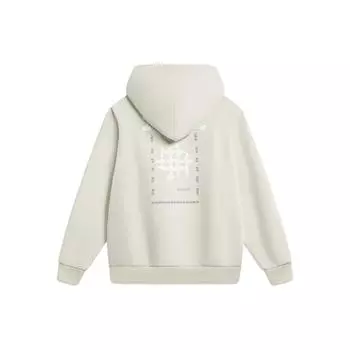 Li-Ning Китайская культурная серия, толстовка с рисунком и принтом, спортивная толстовка с длинными рукавами, мужские топы, серый цвет, AWDT899-5 L