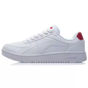 Li-Ning Классические повседневные прочные низкие кроссовки для скейтбординга мужские кроссовки белые красные AGCR365-5 43
