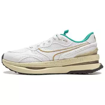 Li-Ning Классические удобные нескользящие износостойкие низкие повседневные туфли унисекс кроссовки белые AGCU491-1 40