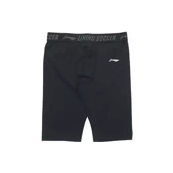 Li Ning комплексные тренировочные повседневные фитнес-беговые спортивные шорты мужские шорты черные AUSR015-1 S
