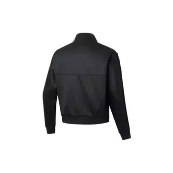Li Ning красочная полосатая вязаная куртка унисекс куртки черные AFDQ078-1 M