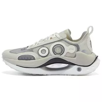 Li-Ning Кроссовки Absolute Shadow CRC Non-Slip Low-Top Casual Shoes Женские кроссовки Серо-белые AZGT018-3 36