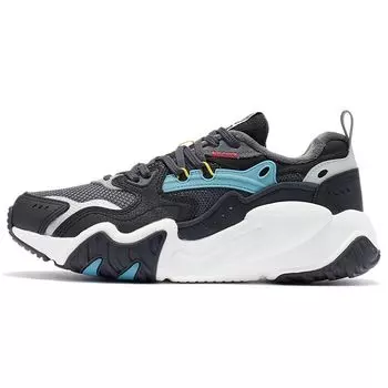 Li-Ning Кроссовки Cat Paw Lite с амортизацией, нескользящие, износостойкие, низкие, мужские, кроссовки, черные, белые, синие AGCR229-1 39