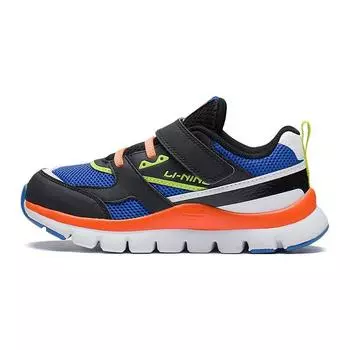 Li-Ning Кроссовки детские Cloud Low-Toop Детские кроссовки синие черные YKAQ018-41 25